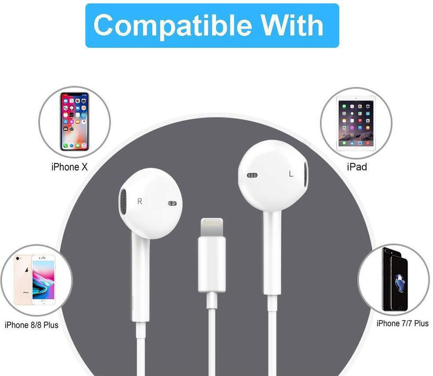 X88 Pro Original iPhone Earphones For 14 13 12 11 Pro Max Xs XR X 7 8 Plus All iOS Wired
