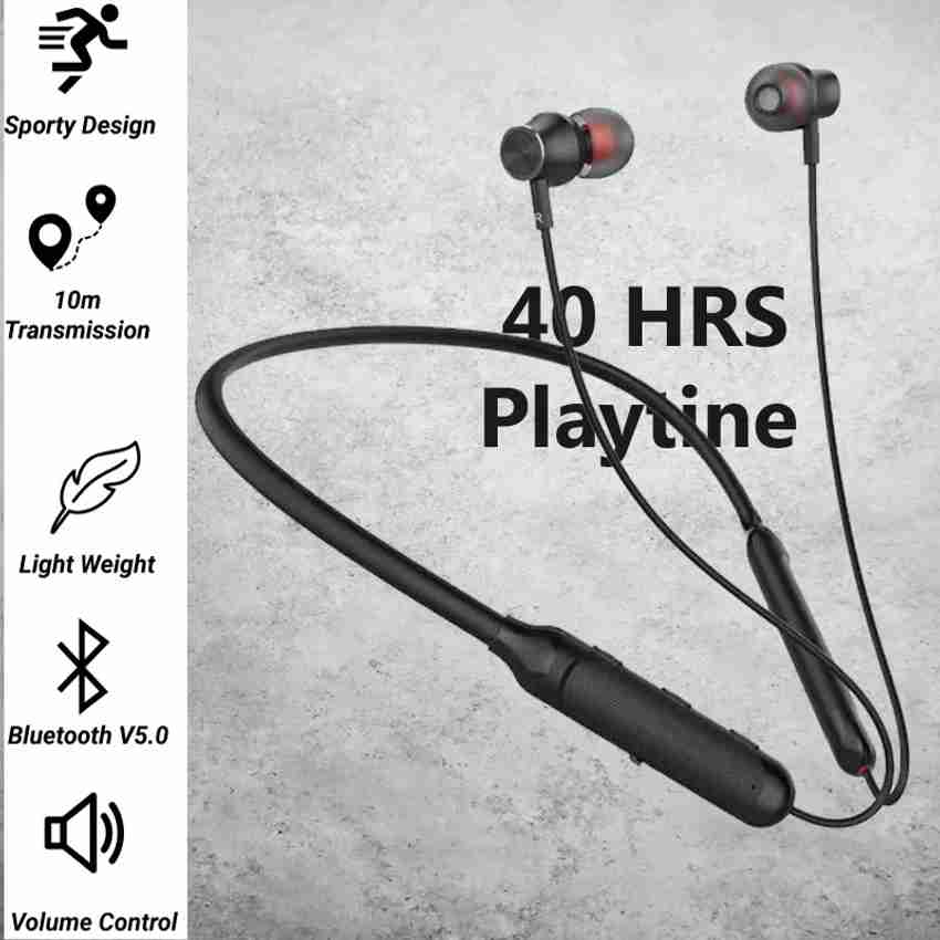 TROST Grooves Wireless Neckband Earphone 40H playtime Type C