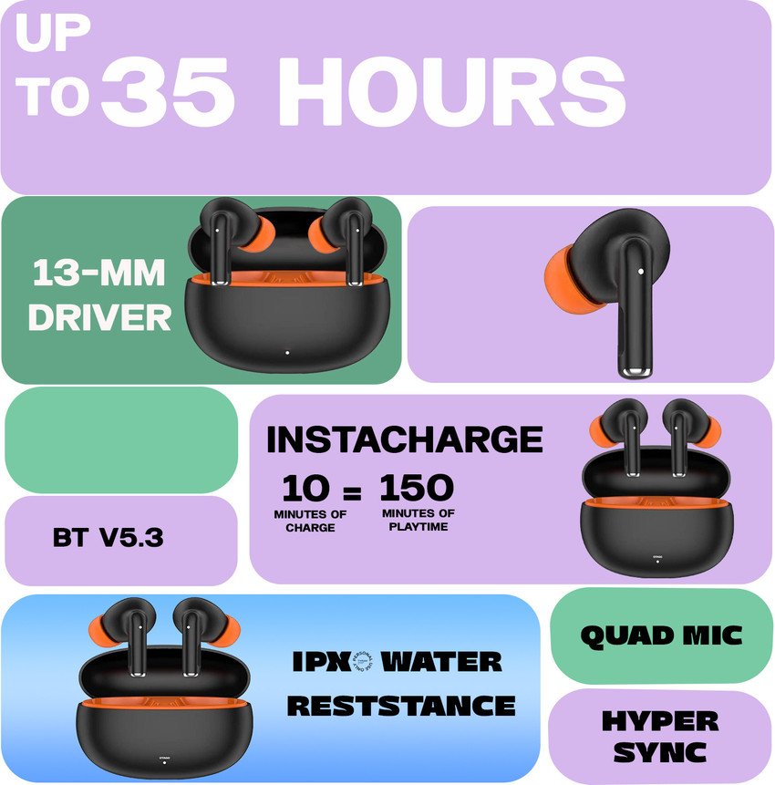 OTAGO 35 Hours Playtime Affordable Bluetooth Earbuds with Smart Touch Control Bluetooth Gaming Price in India Buy OTAGO 35 Hours Playtime Affordable Bluetooth Earbuds with Smart Touch Control Bluetoot...