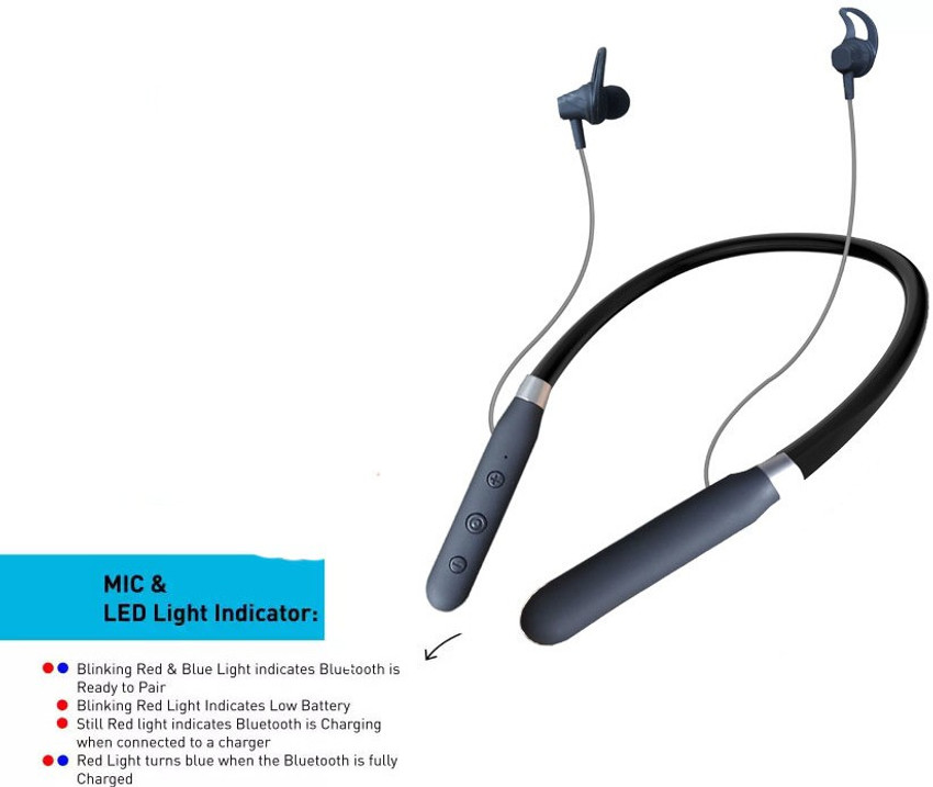 Bluetooth headphones blinking red and blue deals
