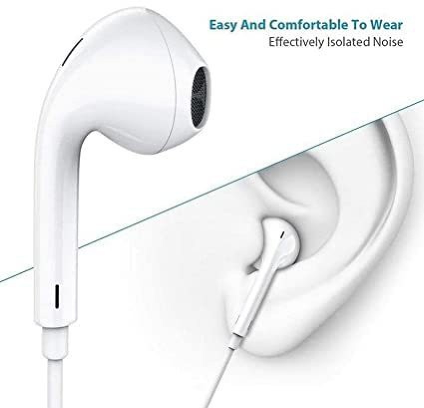 爆安Pack-Apple Earbuds Headphones,[Apple Volume Wired Control with iPhone MFi  ＆ for Built-in Microphone Certified] Isolating Noise Earphones Compatible  イヤホン、ヘッドホン