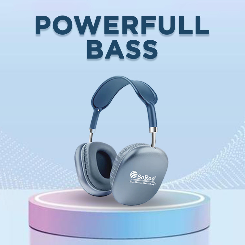 SoRoo BT 37 5.1v WIRELESS PORTABLE BLUETOOTH HEADPHONES WITH 12