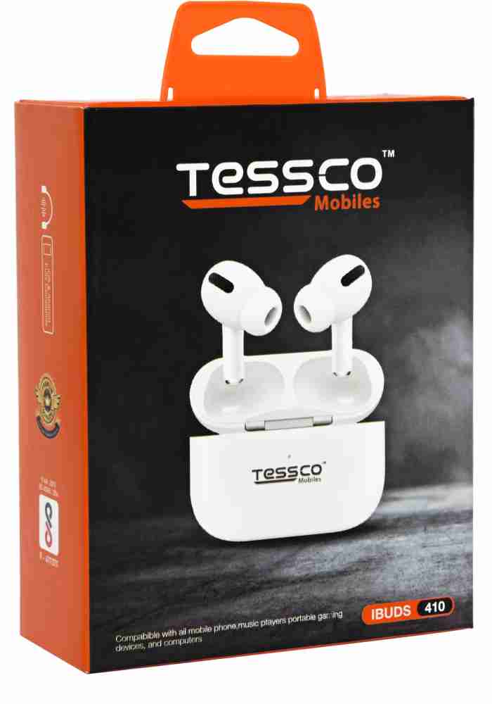 Tessco I BUDS 410 WIRELESS250 mAh Case Battery 30 mAh Earphone