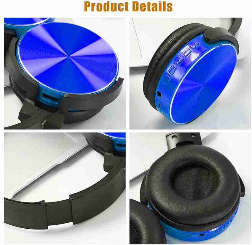 Techobucks BRAND NEW 450 BT On Ear Wireless Thunder Deep Bass Gaming Sports Headphone Bluetooth Headset Price in India Buy Techobucks BRAND NEW 450 BT On Ear Wireless Thunder Deep Bass