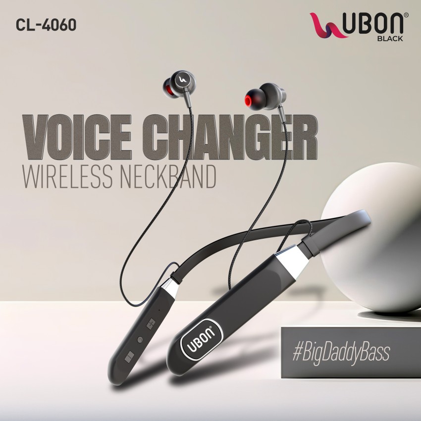 Ubon UB 4060 Wireless Neckband with 30Hr Battery Life Built in