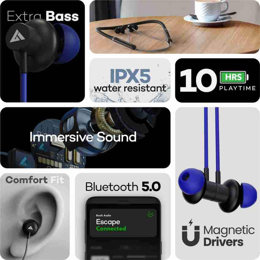 Boult extra bass discount earphones