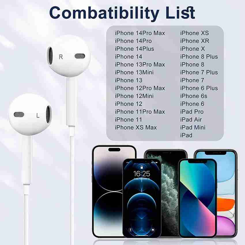 MARS Wired Headphone iPhone Certified Wired Earphone Noise