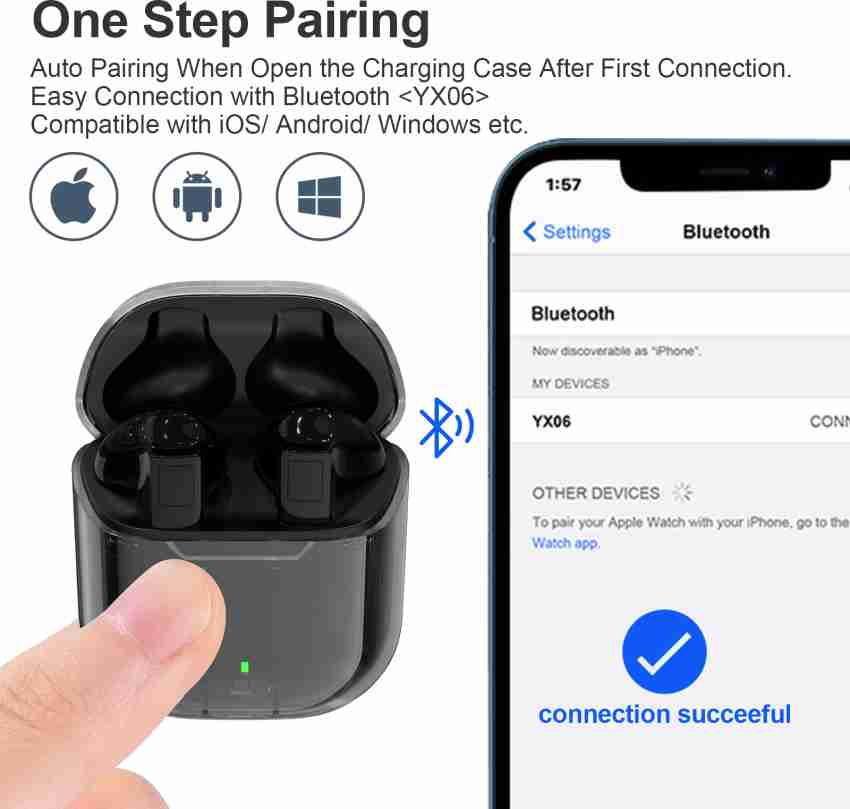 RPMSD ON TWS 13 Popular Transparent Earphone True Wireless