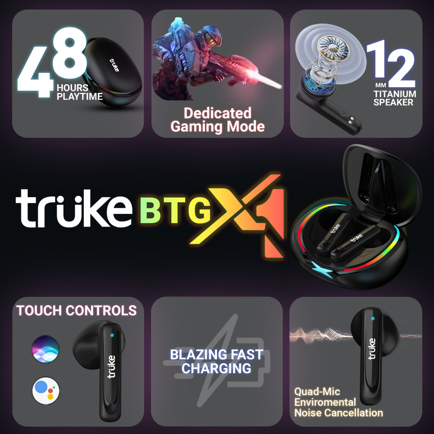 Truke earbuds top flipkart