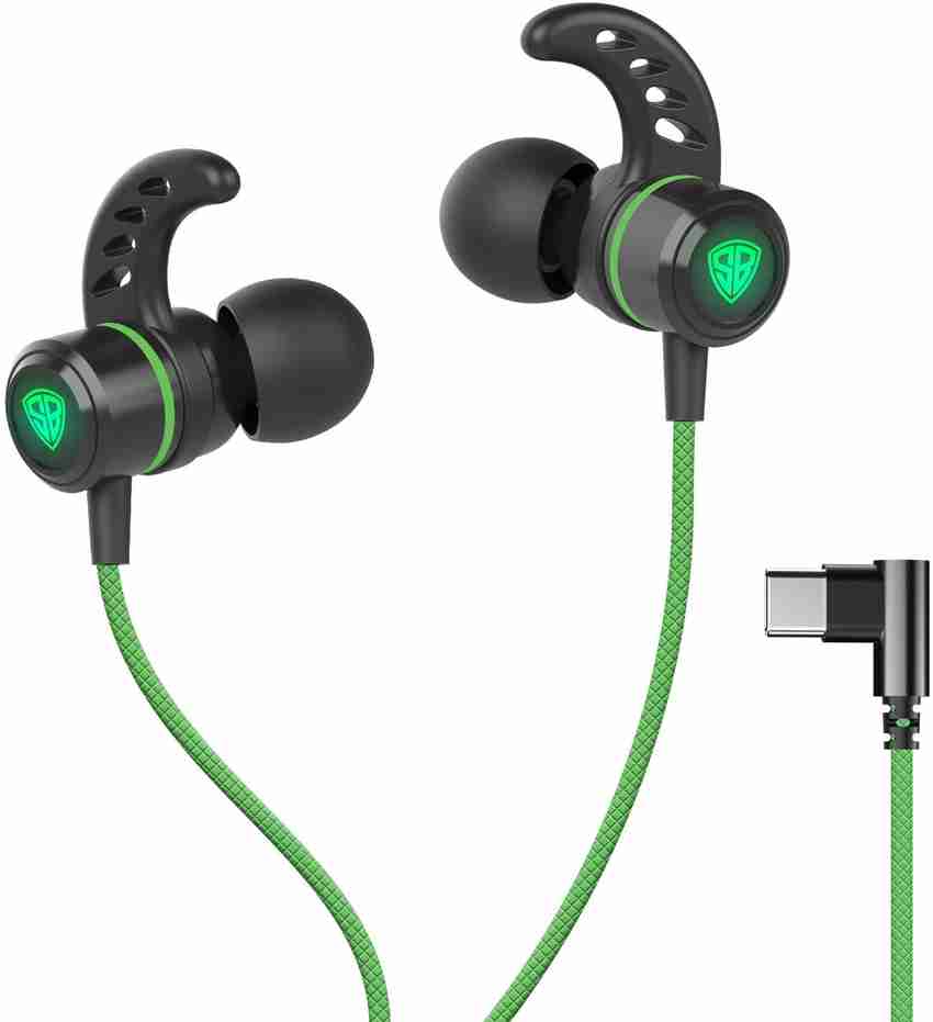 SpinBot BattleBudz C20 Type C Gaming Earphones with LED Lights with Carry Case Wired Gaming Price in India Buy SpinBot BattleBudz C20 Type C Gaming Earphones with LED Lights with Carry Case Wired
