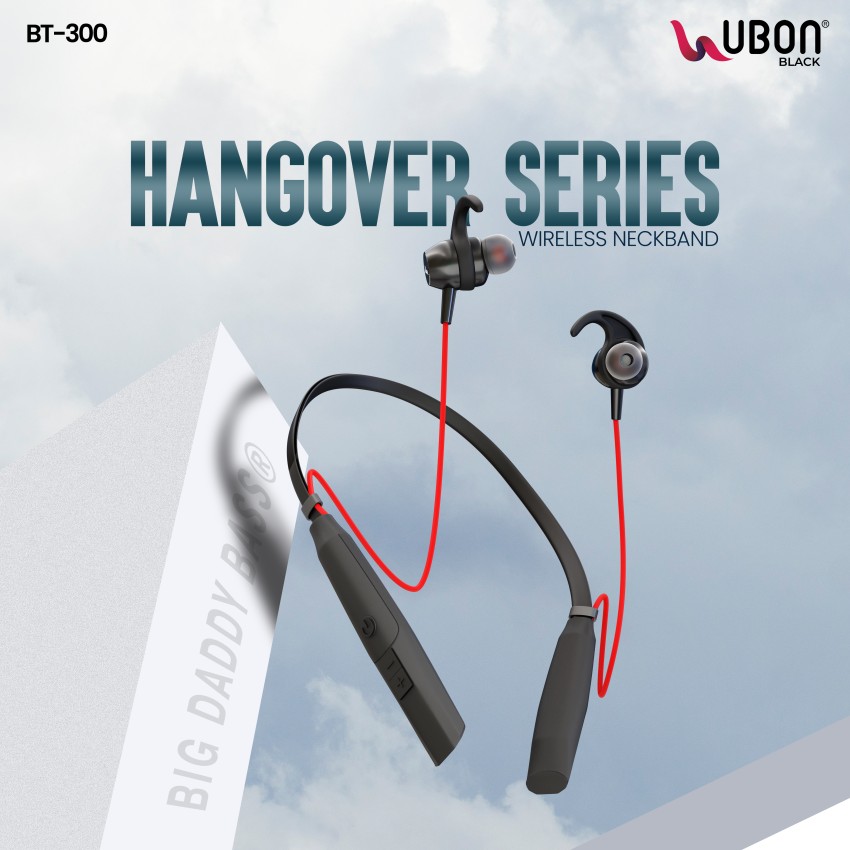 Ubon BT 300 Wireless Neckband Upto 40H Playtime 250mAh Battery