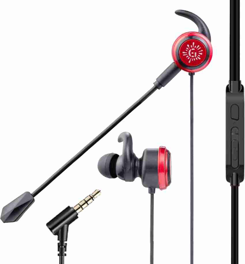 Gaming earphones with detachable mic 2025