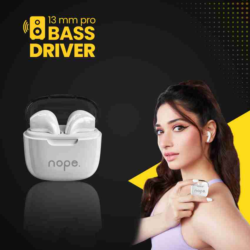 NOPE Echo TWS Earbuds,30 Hrs PlayTime,300 mAh,Type C Charge, Touch  Control,5.1 Bluetooth Headset Price in India - Buy NOPE Echo TWS Earbuds,30  Hrs PlayTime,300 mAh,Type C Charge, Touch Control,5.1 Bluetooth Headset  Online 