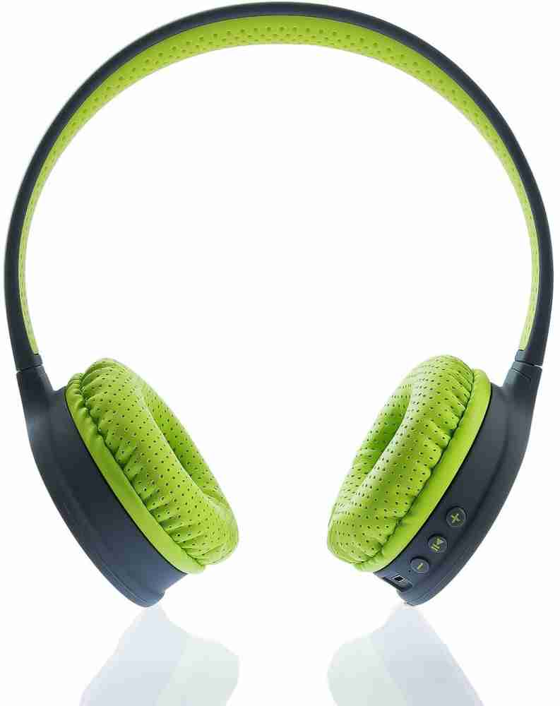 TOSHIBA Wireless Head Phones with Mic RZE BT180H Green Bluetooth