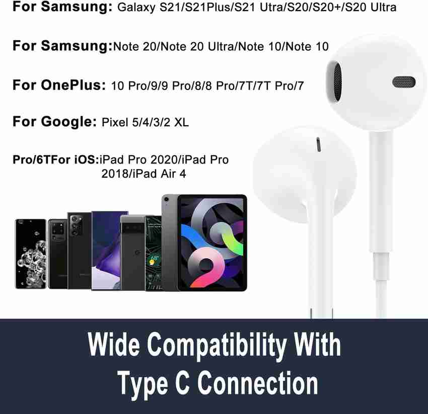 X88 Pro Type C Wired Headsets for Crystal Clear Sound Wire Control