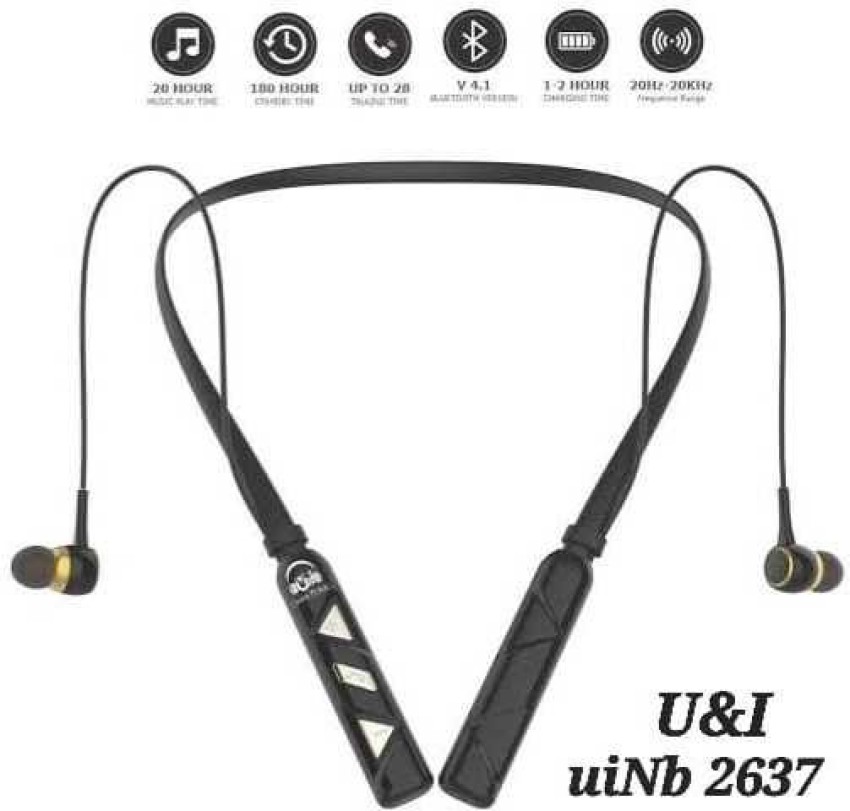 n.e tech U i UINB 2637 Black In the Ear Bluetooth Headset Price