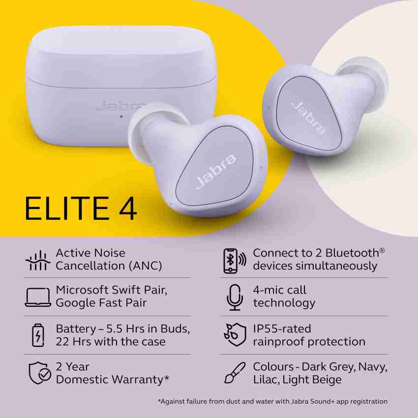 Has The Jabra Elite 4 Wireless Earbuds With ANC For 20% Off