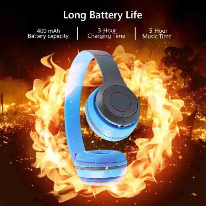 P47 wireless discount headphones battery life