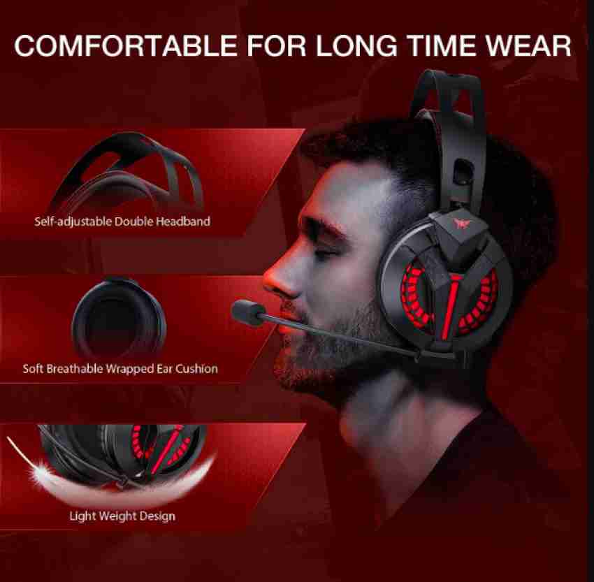 Onikuma K6 RGB Stereo Gaming Headset with Mic Wired Gaming Headset