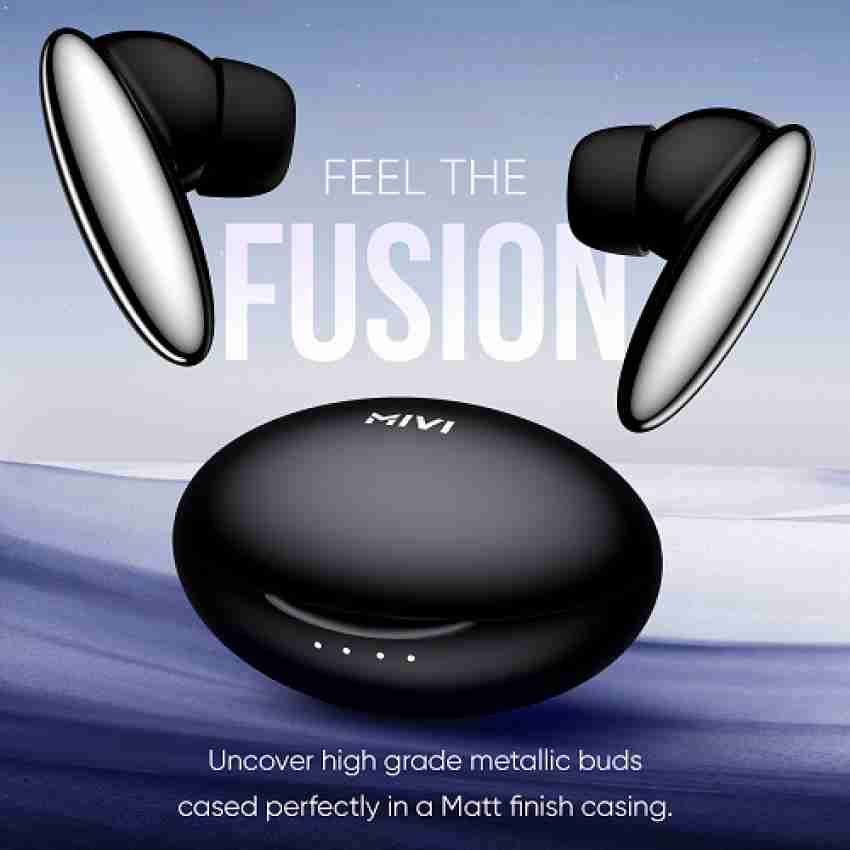 Mivi DuoPods K6 TWS Rich Bass 50H Playtime AI ENC Low Latency Type C 5.3 Bluetooth Headset