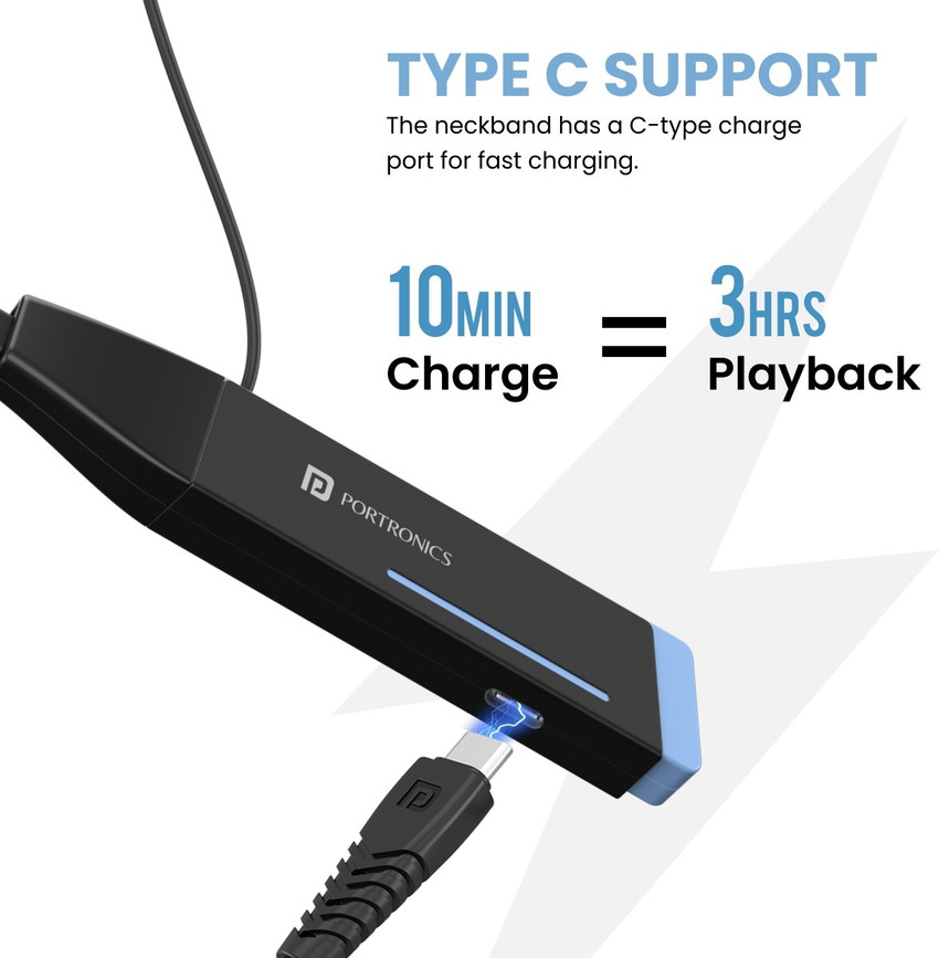 Portronics bluetooth on sale neckband
