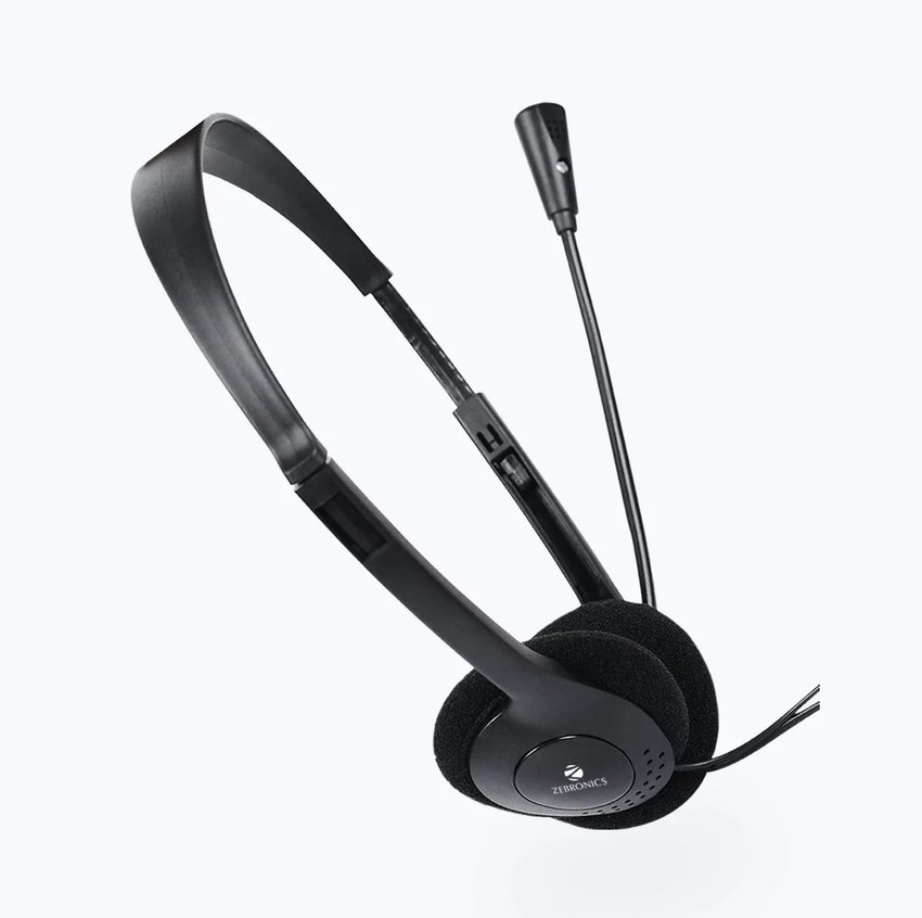 Zebronics wired headphones with mic shop
