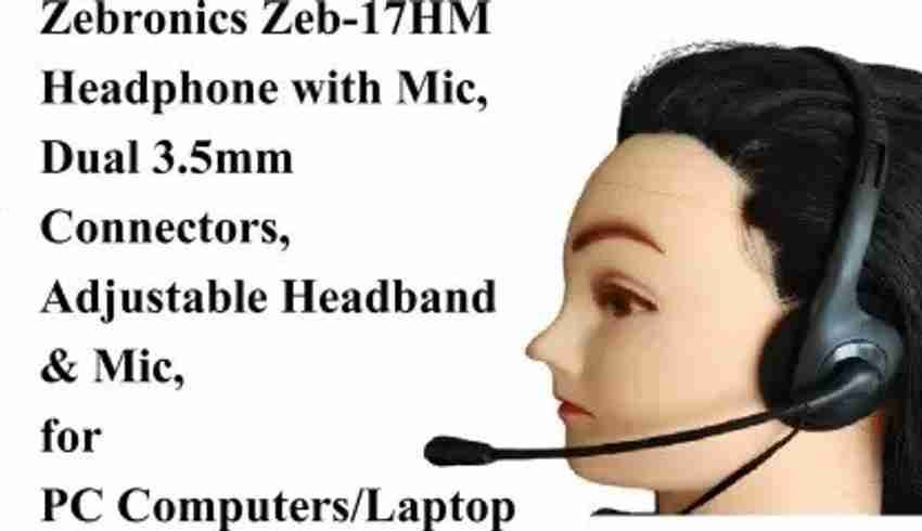 Zebronics headset with mic for 2025 laptop