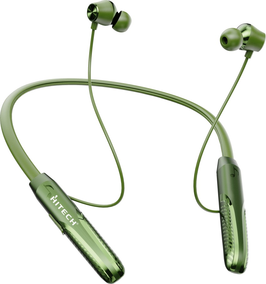 HITECH HT 56 Rocker Wirless Neckband Titanium Series Green