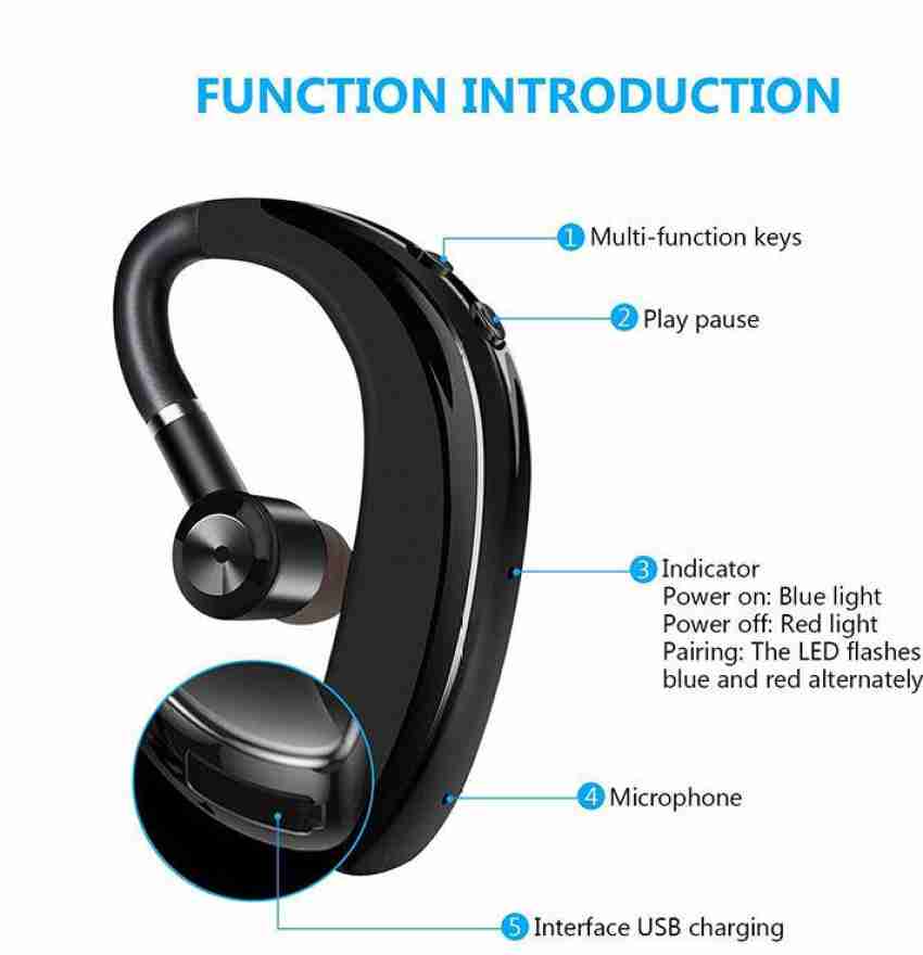 GLARIXA Upgraded Business Driving Ear Hook Single Bluetooth