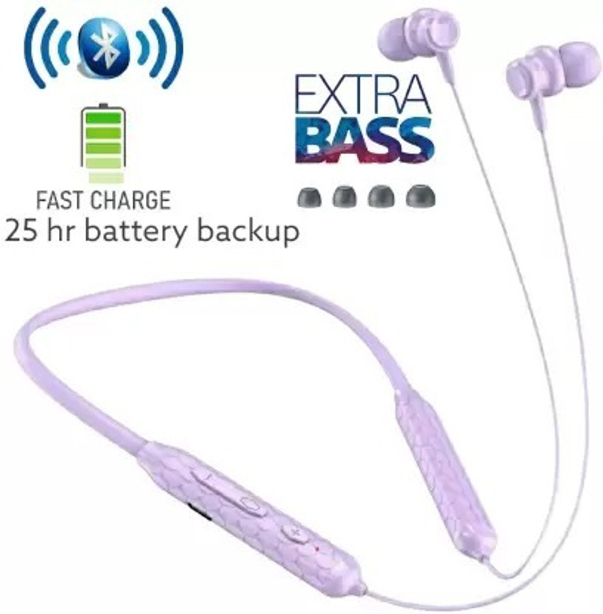 Bluetooth headphones hotsell purple light