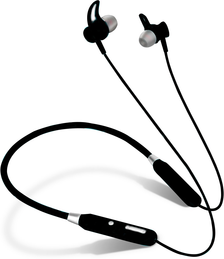 Bluetooth neckband best sale earphones with mic