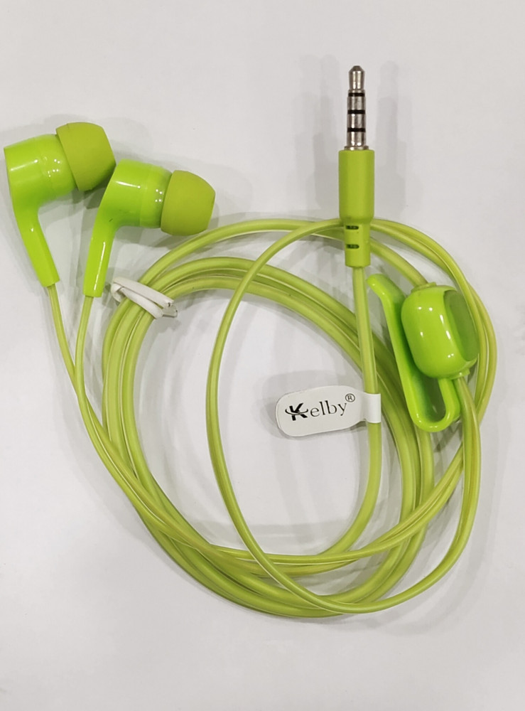 Green colour sales earphones