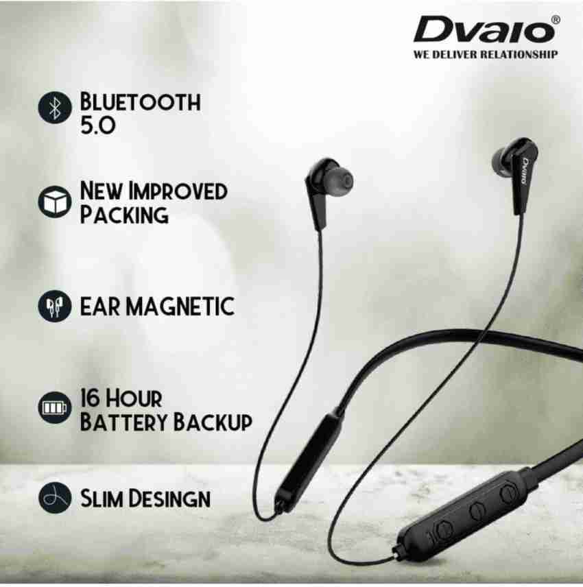 DVAIO X Woofers Wireless Bluetooth In the Ear With mic Yes Black