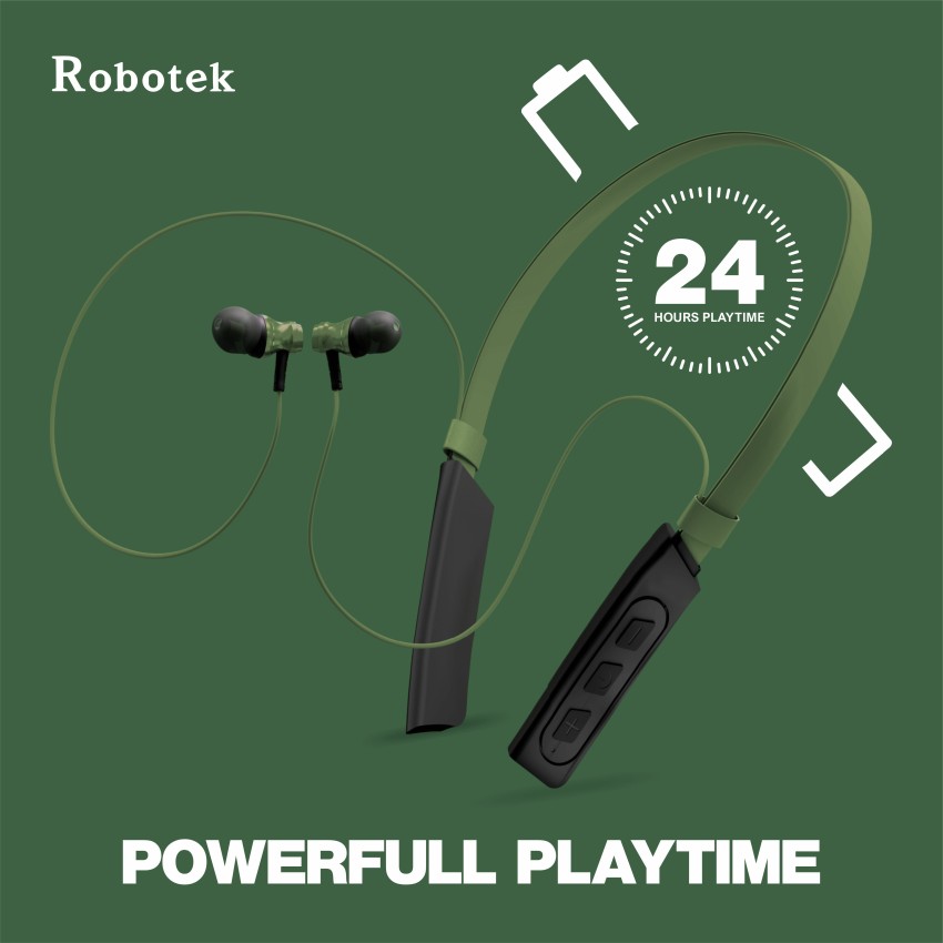 Robotek Veer 24 Hours Playtime Super Bass Bluetooth Headset Price