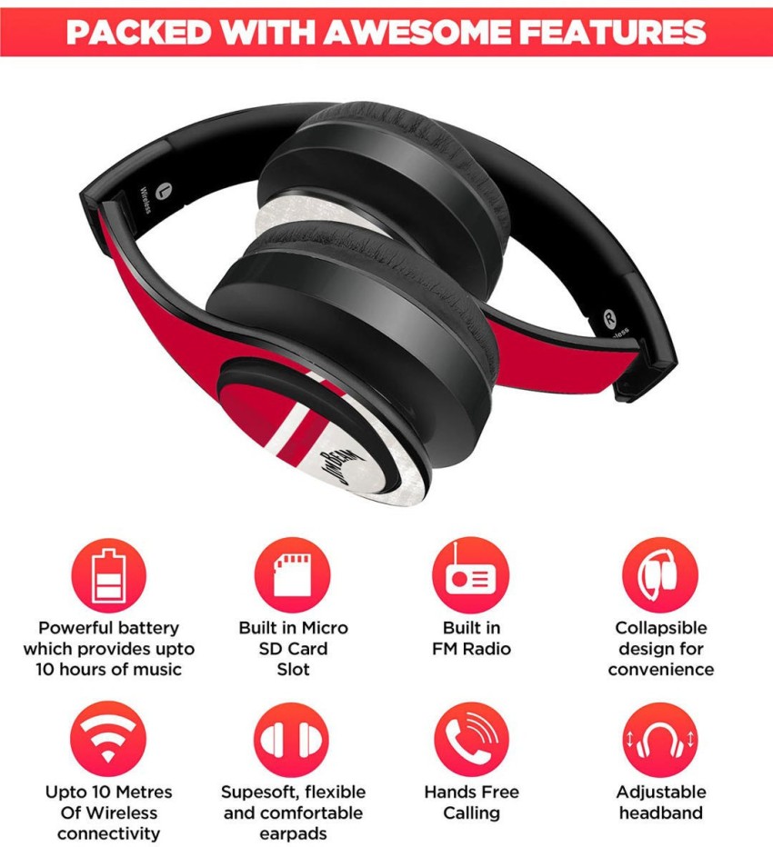 macmerise Jim Beam White Stripes Decibel Bluetooth Wired Headset