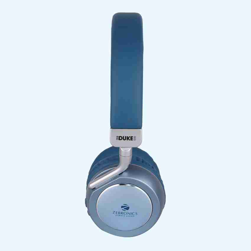 ZEBRONICS Zeb-Duke 2, with 60h Backup, BT v5.4, Gaming Mode, ENC, Deep Bass, Dual Pairing Bluetooth ZEBRONICS Zeb-Duke 2, with 60h Backup, BT v5.4, Gaming Mode, ENC, Deep Bass, Dual Pairing Bluetooth