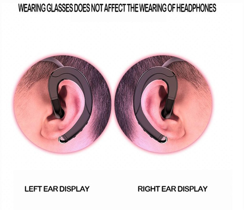 Bone conduction earhook discount wireless bluetooth earphone