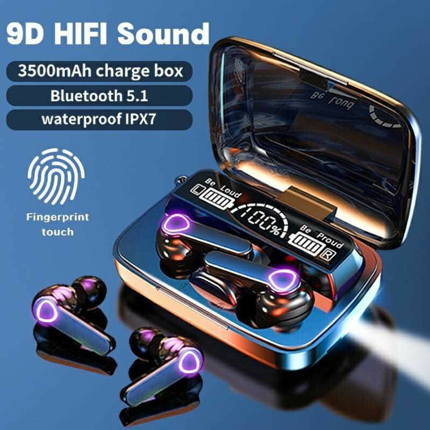 myxes Bluetooth 5.1 M19 Earbuds TWS Touch Control Headphones With Microphone Bluetooth