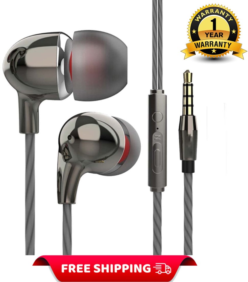 reason D5 SONIC Wired Earphones with Mic, 3D Surround Sound and