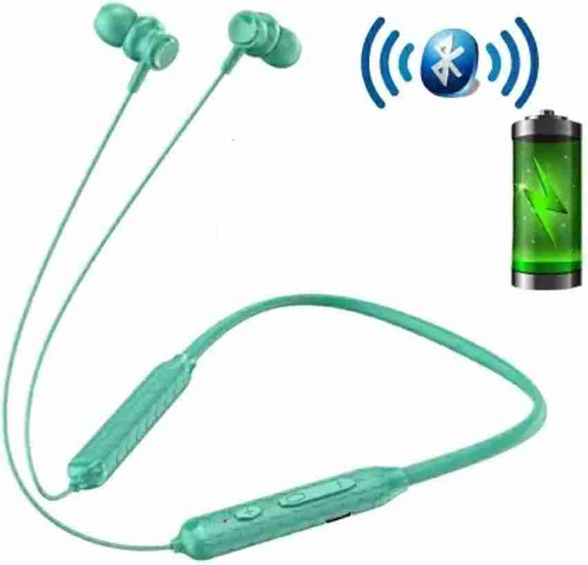 Green colour earphones outlet