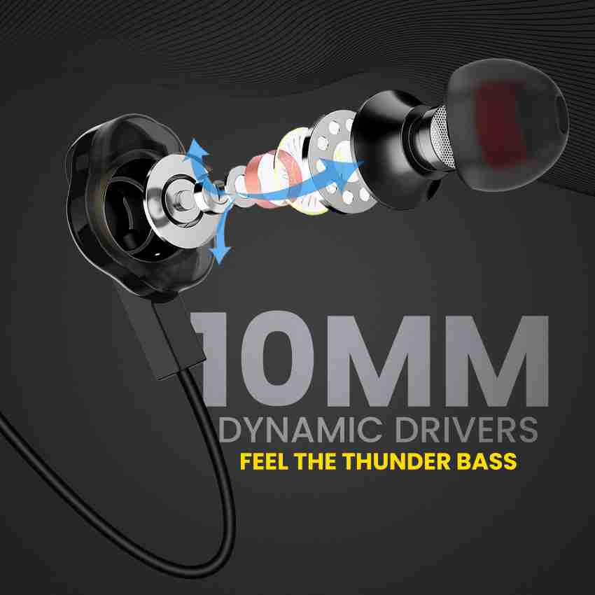 Ubon thunder 2024 bass earphones