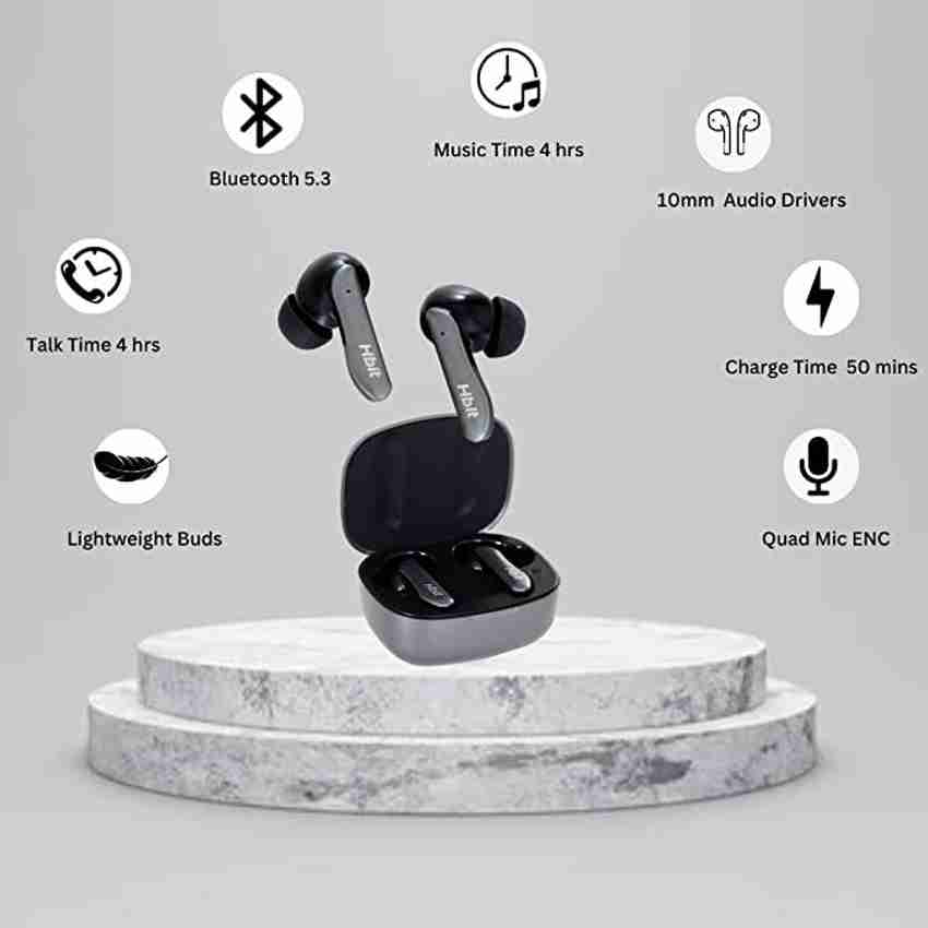 HBIT True Wireless Earbuds with Mic 40ms Latency Gaming Mode upto