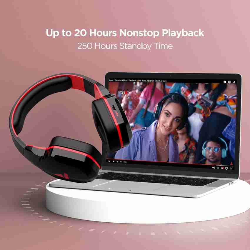 Boat rockerz 510 super extra bass bluetooth headset with mic sales