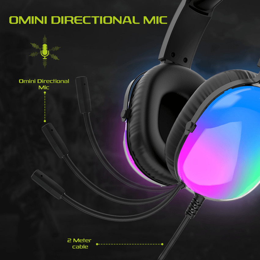 Headphones with rgb lights cheap
