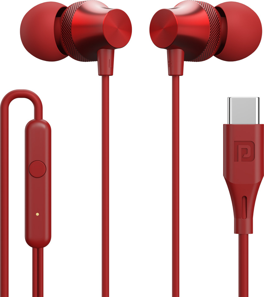 Portronics Conch Beat C Type C Earphone with mic In Line Mic