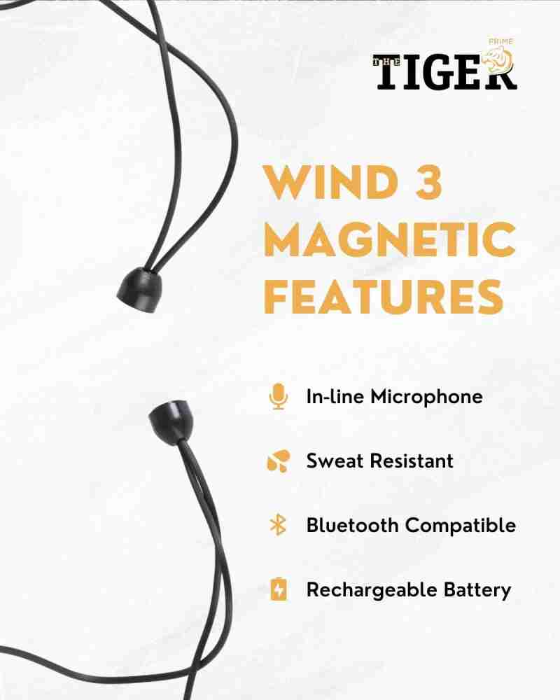 Tiger Always Amazing WIND10 Magnetic Bass Wireless Bluetooth Headset Price  in India - Buy Tiger Always Amazing WIND10 Magnetic Bass Wireless Bluetooth  Headset Online - Tiger 