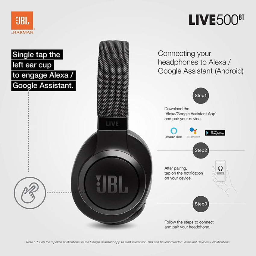 Jbl tune 500bt hotsell alexa