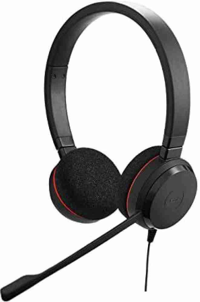 Jabra Gn Netcom Evolve 20 Ear Headphones With Mic Wired