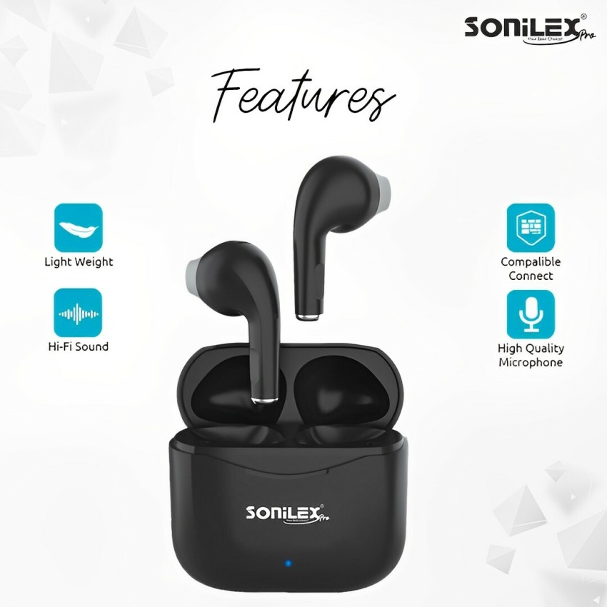 SOniLEX SL BT 208 Sound Track Wireless Headset Earbuds Bluetooth