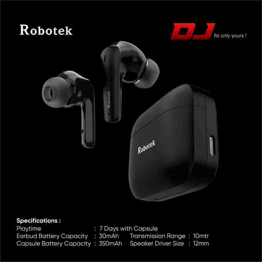 Robotek bluetooth earphones online price